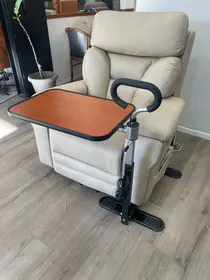 שולחן אחות אילמת עם ידית הקמה