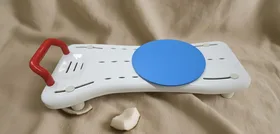 ספסל אמבטיה עם כסא מסתובב