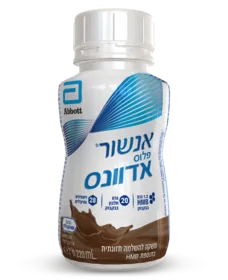 אנשור פלוס אדוונס 237 מ"ל ABBOTT בטעם שוקולד